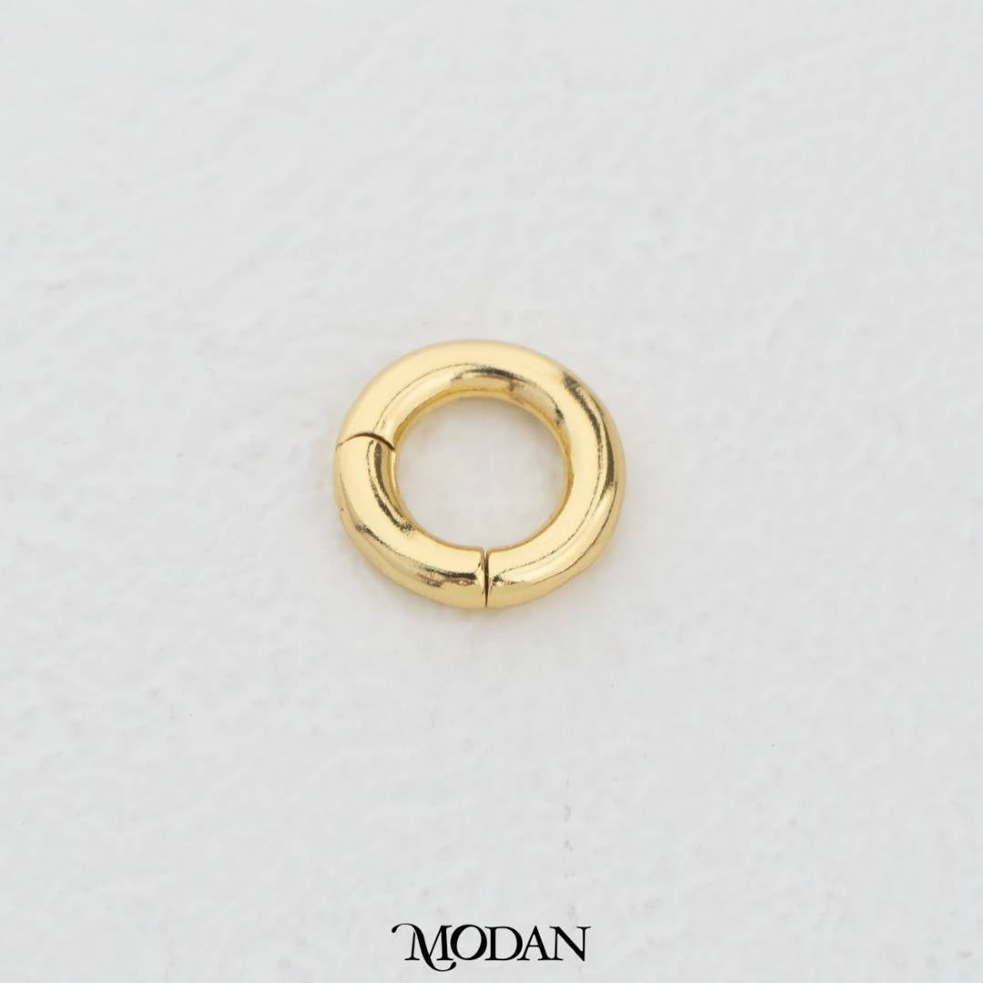 Round Pull Up Clasp in Gold and Silver DIY Pengait Kalung/Gelang Hypoallergenic Gold Filled