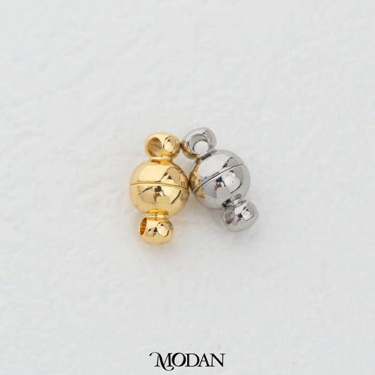 Magnetic Ball Clasp DIY Bola Magnet Gelang Kalung Hypoallergenic Gold Filled