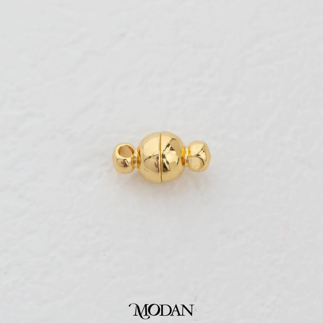 Magnetic Ball Clasp DIY Bola Magnet Gelang Kalung Hypoallergenic Gold Filled