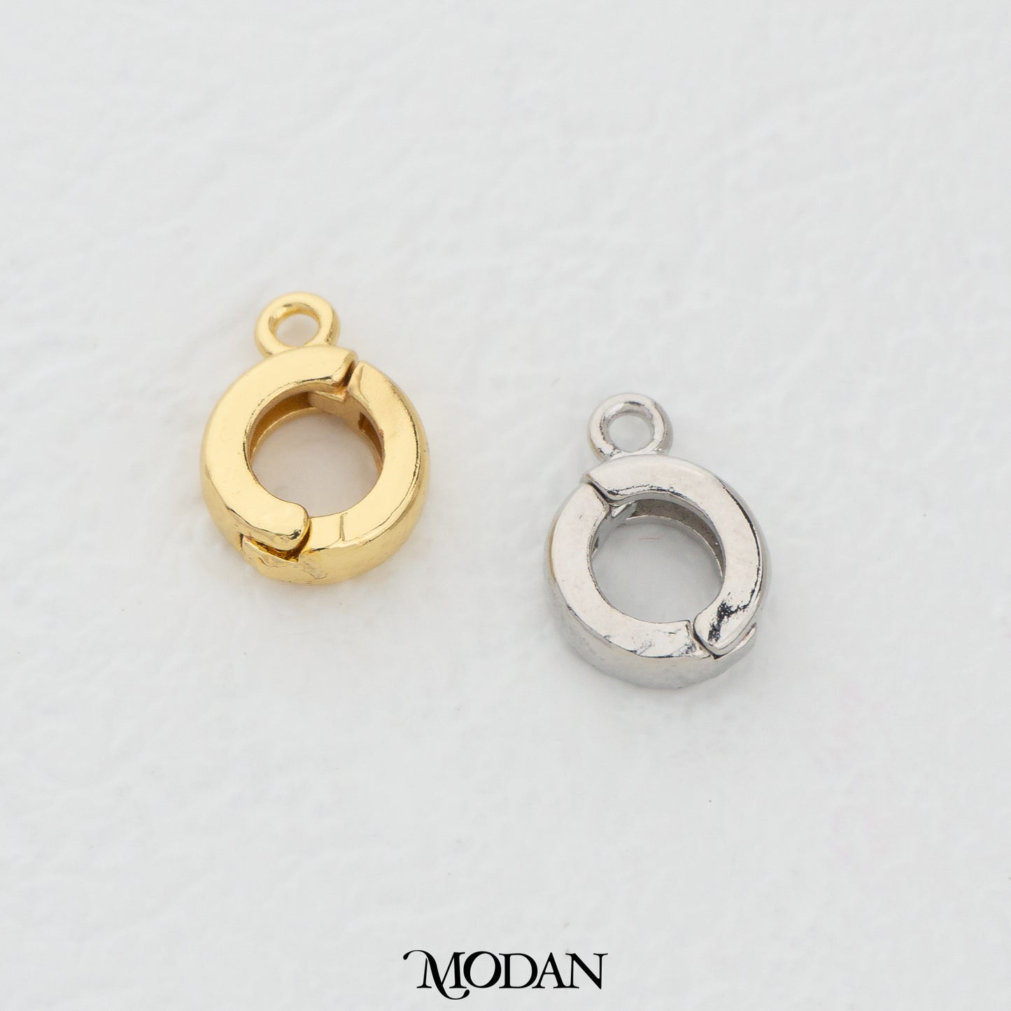 12mm Round Clasp Open Lock DIY Pengait Buka Tutup Kalung Gelang Hypoallergenic Gold Filled