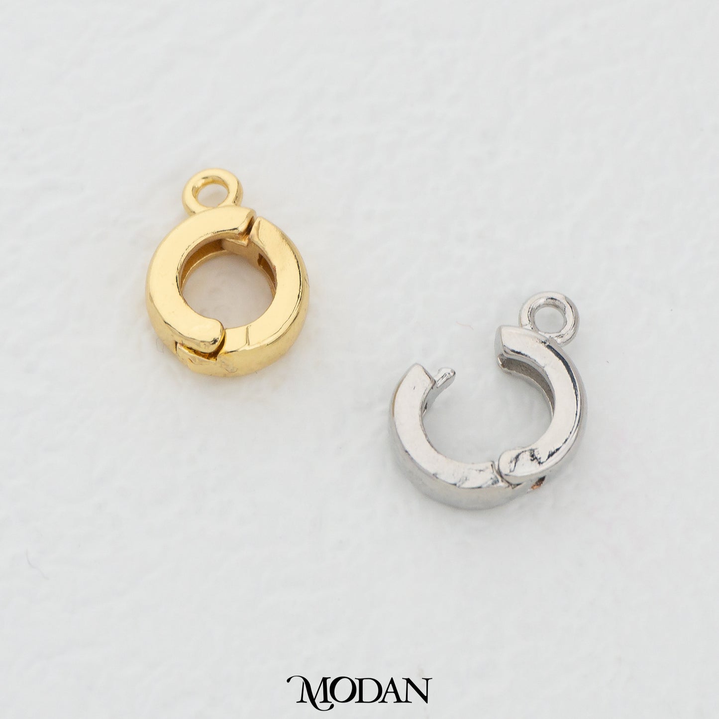 12mm Round Clasp Open Lock DIY Pengait Buka Tutup Kalung Gelang Hypoallergenic Gold Filled