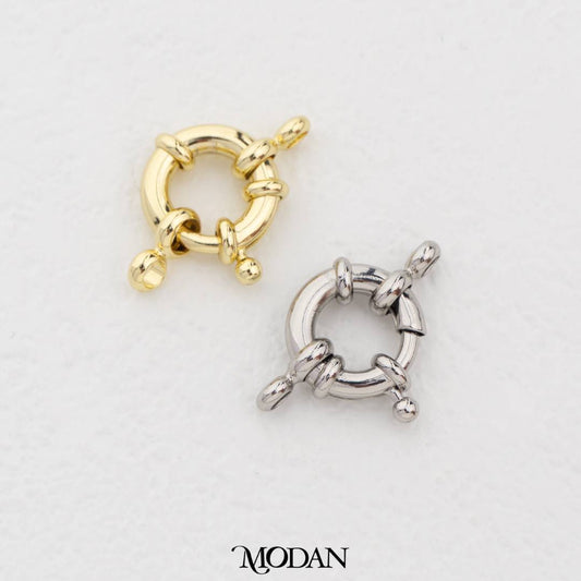 23mm Bolt Ring Clasp DIY Pengait Kalung/Gelang Hypoallergenic Gold Filled