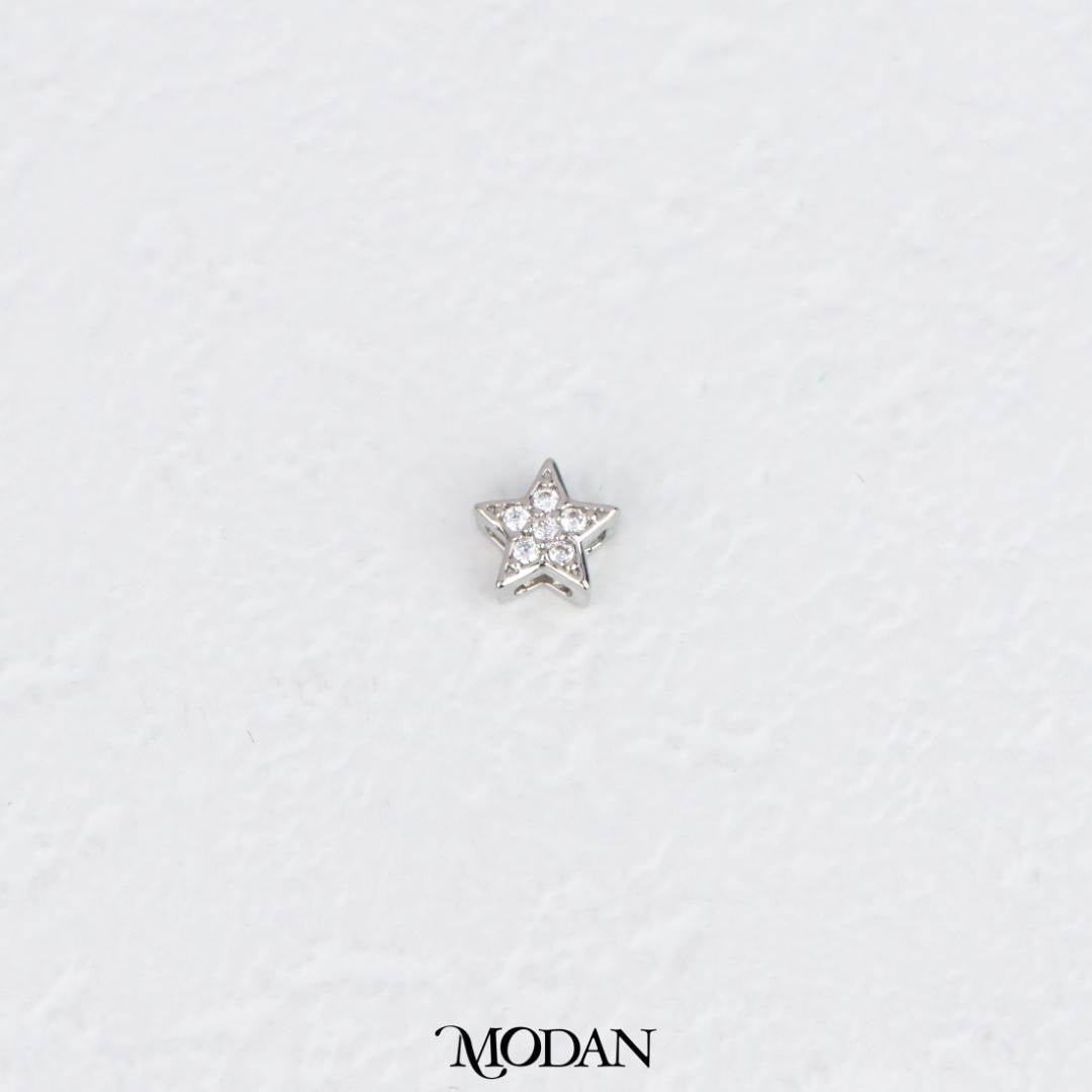 Mini Celestial Sparkling Star DIY Beads Charm Manik Bintang Hypoallergenic Gold Filled