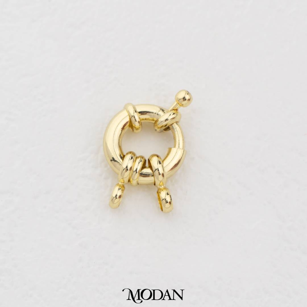 26mm Bolt Ring Clasp DIY Pengait Kalung/Gelang Hypoallergenic Gold Filled