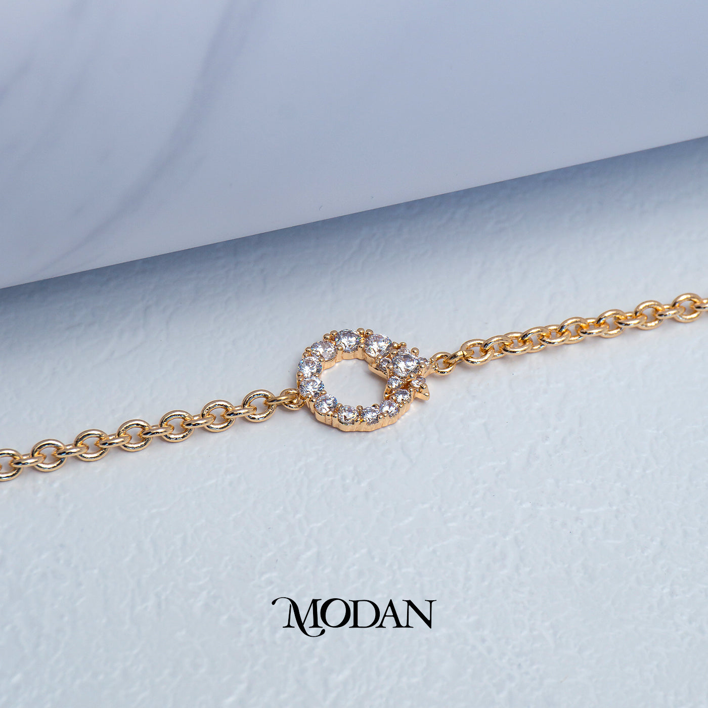 (16.5cm) Titanium Rosegold Flower Wreath Bracelet Gelang Bunga Hypoallergenic Stainless Steel