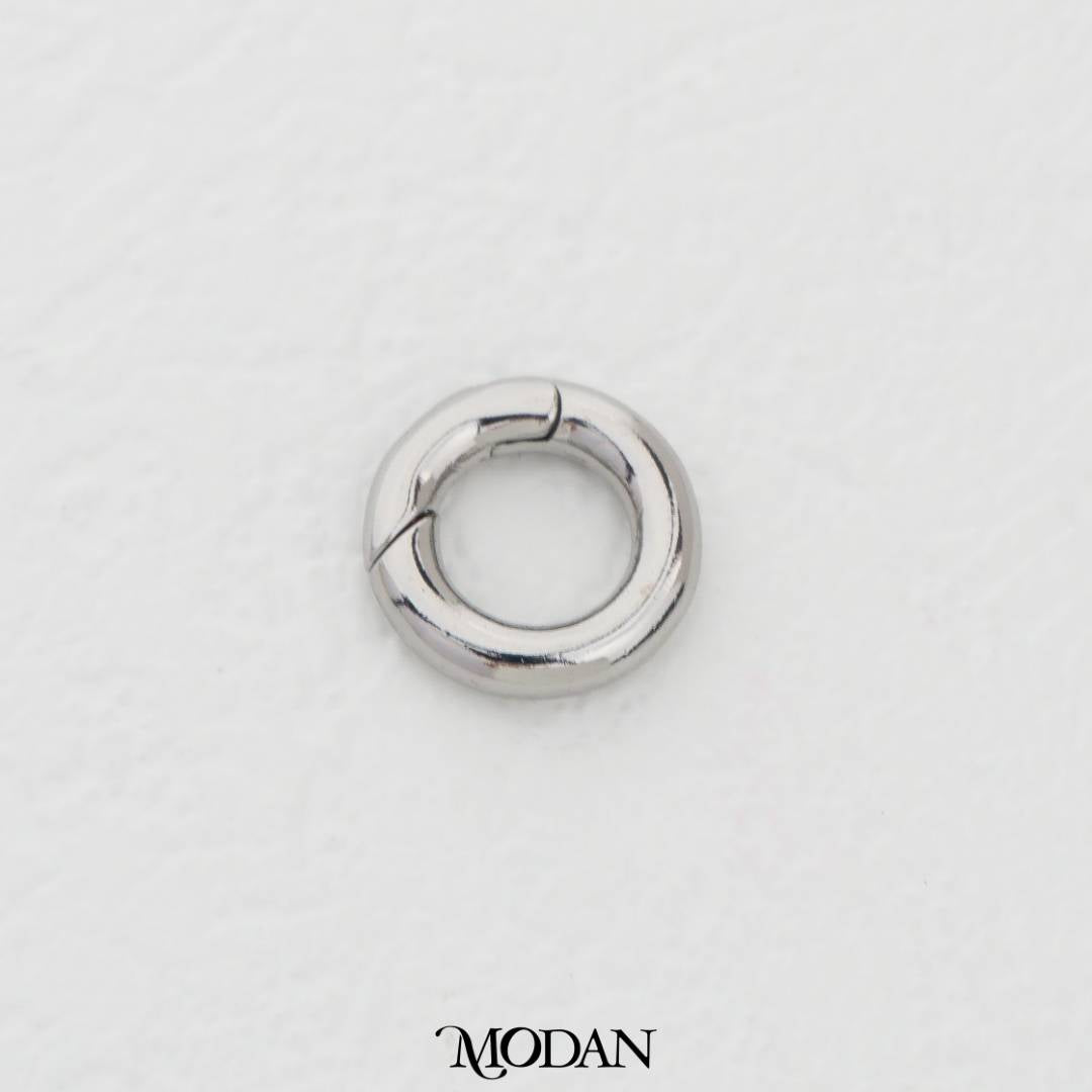 12mm Round Pull Up Clasp in Gold and Silver DIY Pengait Kalung/Gelang Hypoallergenic Gold Filled
