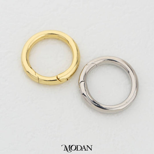 20mm Spring O Push Gate Hook DIY Pengait Bulat Kalung/Gelang Hypoallergenic Gold Filled