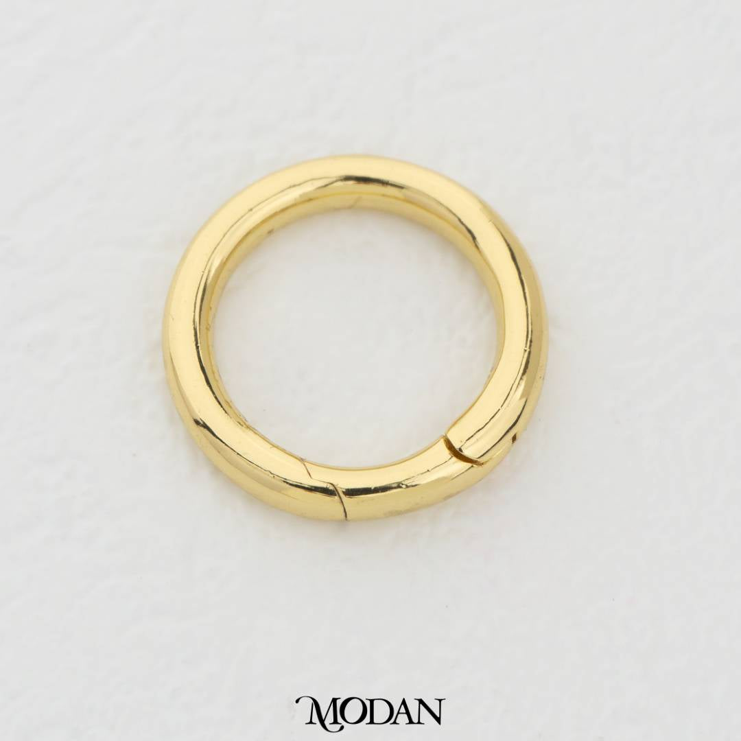 20mm Spring O Push Gate Hook DIY Pengait Bulat Kalung/Gelang Hypoallergenic Gold Filled