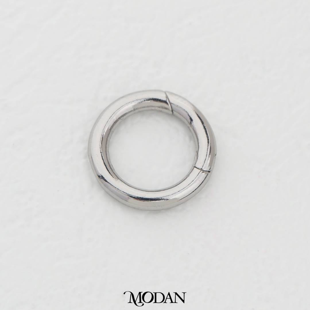 16mm Round Pull Up Clasp in Gold and Silver DIY Pengait Kalung/Gelang Hypoallergenic Gold Filled