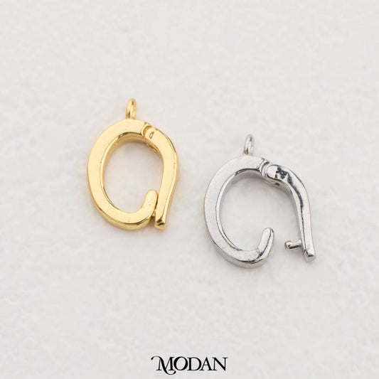 14mm Craft Pendant Hooks Connector DIY Pengait Liontin Kalung Hypoallergenic Gold Filled