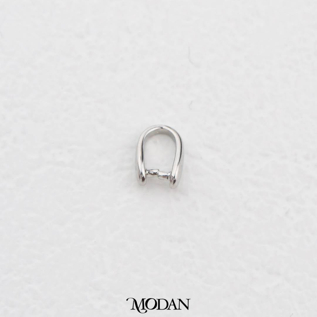 Simple Craft Pendant Hooks Bail Connector DIY Pengait Liontin Kalung Hypoallergenic Gold Filled