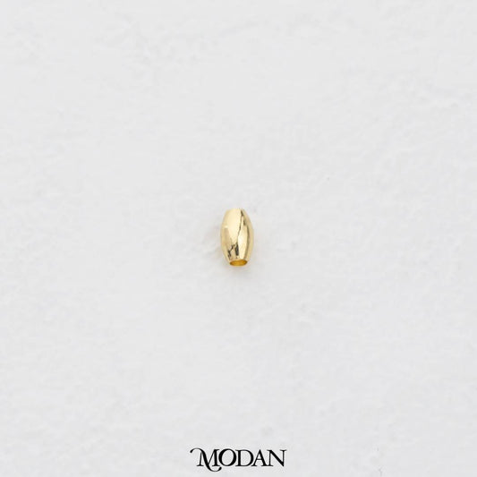 (10pcs) 5mm Mini Plain Tube Spacer Beads DIY Pembatas Manik Gelang/Kalung Hypoallergenic Gold Filled