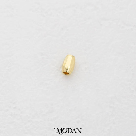 (10pcs) 6mm Plain Tube Spacer Beads DIY Pembatas Manik Gelang/Kalung Pipa Hypoallergenic Gold Filled