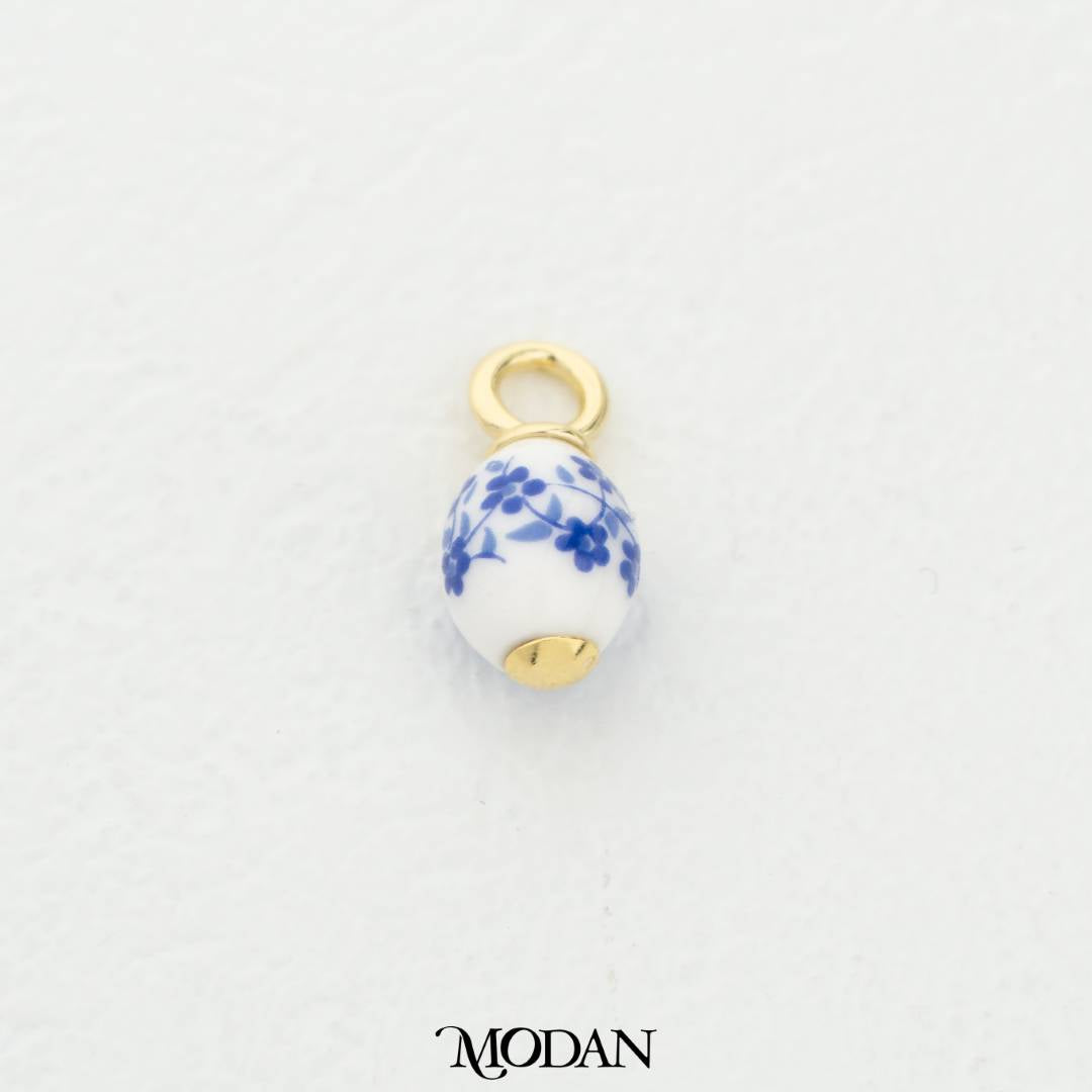 Vintage Chinese Style Oval Gucci Pendant DIY Pendant Liontin Gucci Hypoallergenic Gold Filled