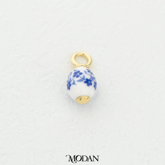 Vintage Chinese Style Oval Gucci Pendant DIY Pendant Liontin Gucci Hypoallergenic Gold Filled