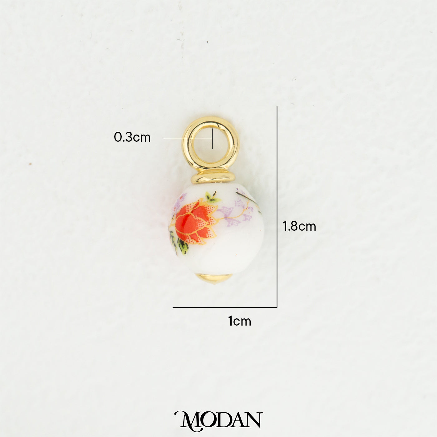 Red Vintage Chinese Style Oval Gucci Pendant DIY Pendant Liontin Gucci Hypoallergenic Gold Filled