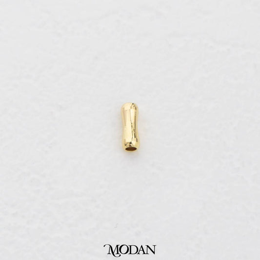 (10pcs) 7mm Slim Tube Spacer Beads DIY Pembatas Manik Gelang/Kalung Tabung Hypoallergenic Gold Filled
