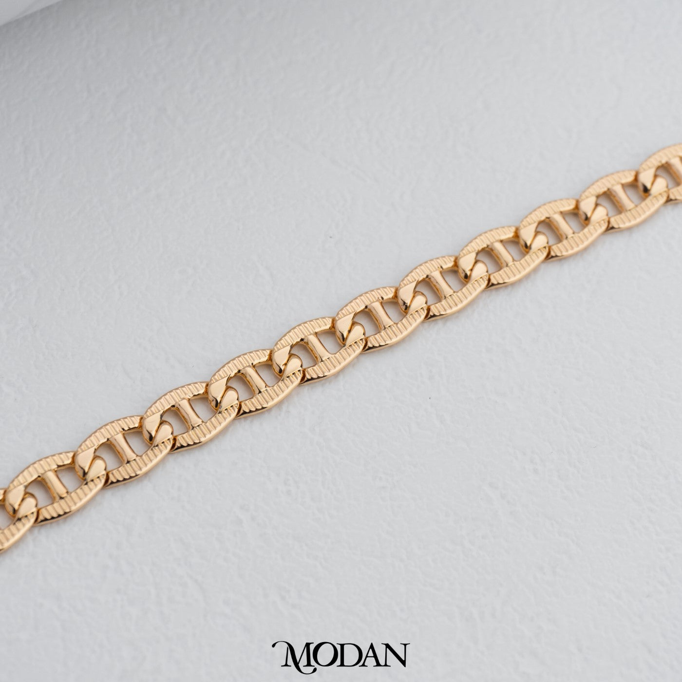 (19cm) Rosegold Various Style Statement Anchor Chain Bracelet Gelang Hypoallergenic Gold Plated