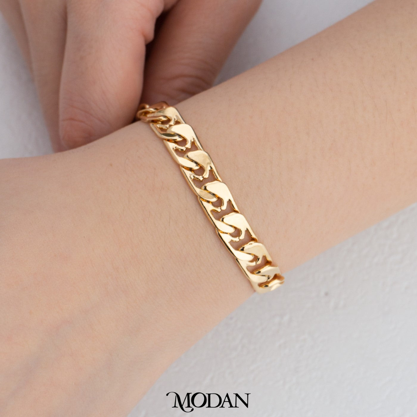 (19cm) Rosegold Various Style Statement Link Chain Bracelet Gelang Hypoallergenic Gold Plated