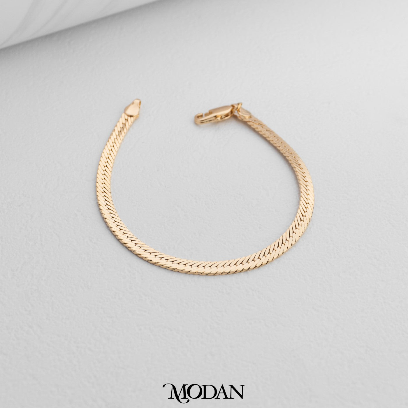 (20cm) Rosegold Various Style Statement Simple Watch Chain Bracelet Gelang Hypoallergenic Gold Plated