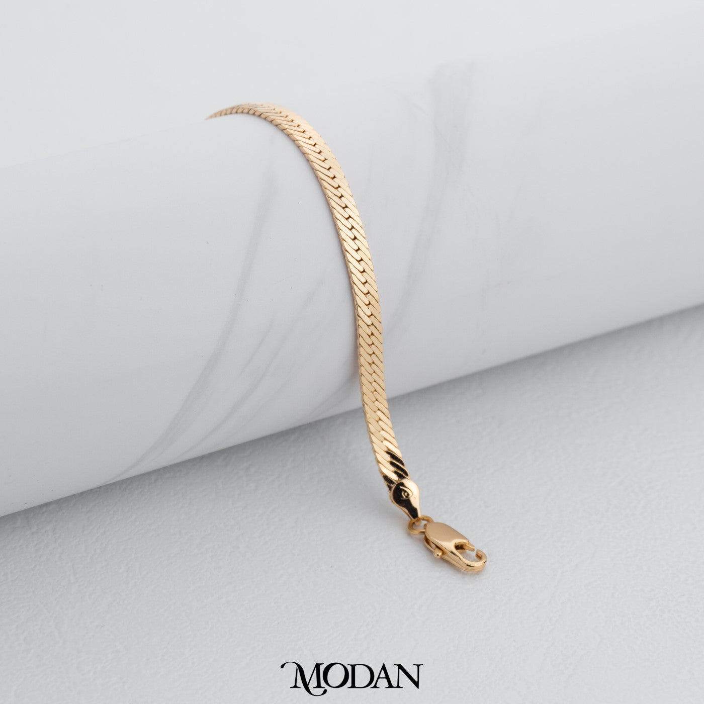 (20cm) Rosegold Various Style Statement Simple Watch Chain Bracelet Gelang Hypoallergenic Gold Plated