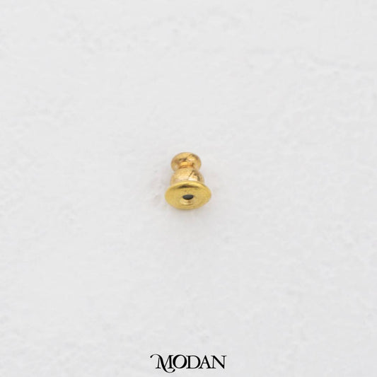(1 Pasang) Metal Earring Back Stopper DIY Earring Closure Penahan Penutup Anting Hypoallergenic Gold Filled