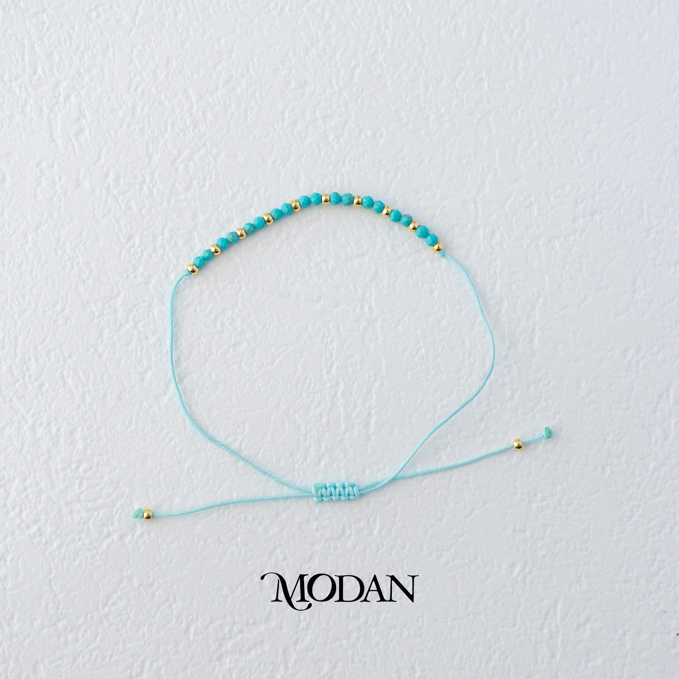 Colorful Natural Gemstone Friendship Adjustable Bracelet Gelang Manik Hypoallergenic Gold Filled