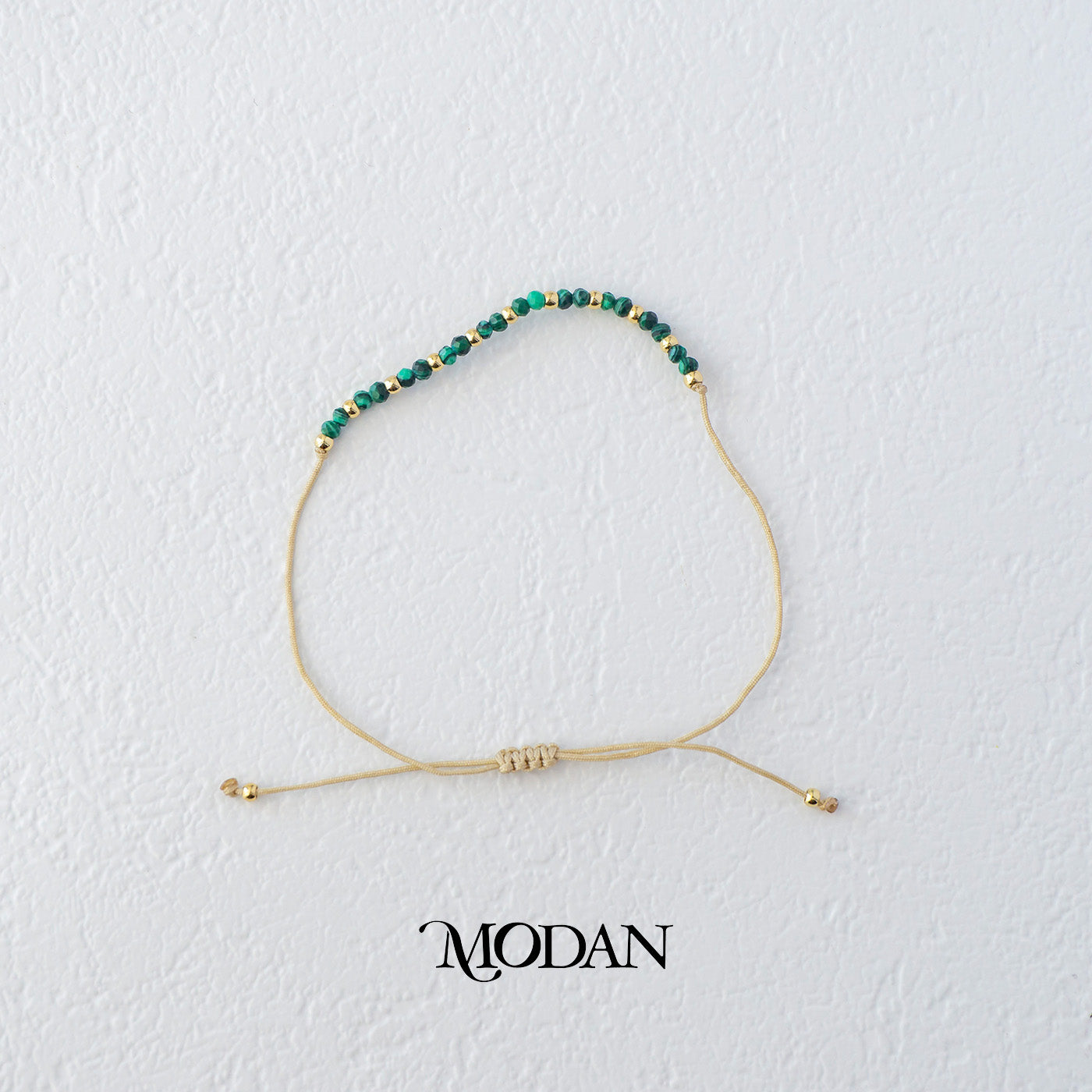 Colorful Natural Gemstone Friendship Adjustable Bracelet Gelang Manik Hypoallergenic Gold Filled