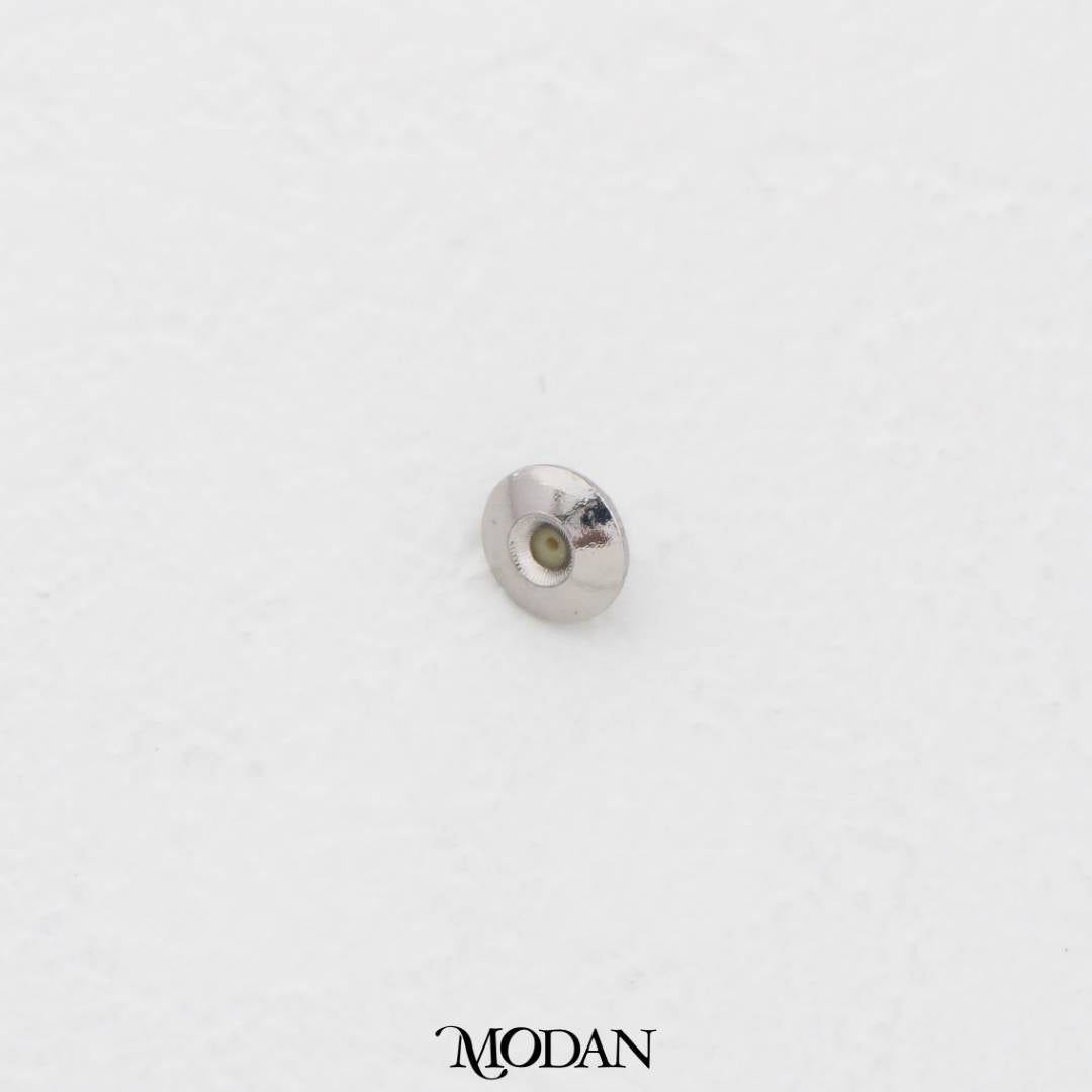(1 Pasang) Round Earring Back Stopper DIY Earring Closure Penahan Penutup Anting Hypoallergenic Gold Filled