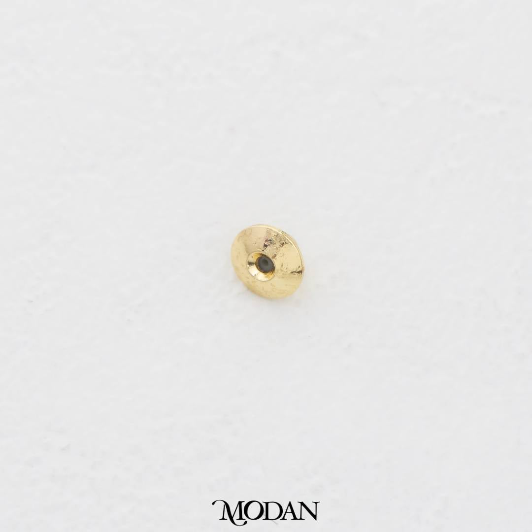 (1 Pasang) Round Earring Back Stopper DIY Earring Closure Penahan Penutup Anting Hypoallergenic Gold Filled