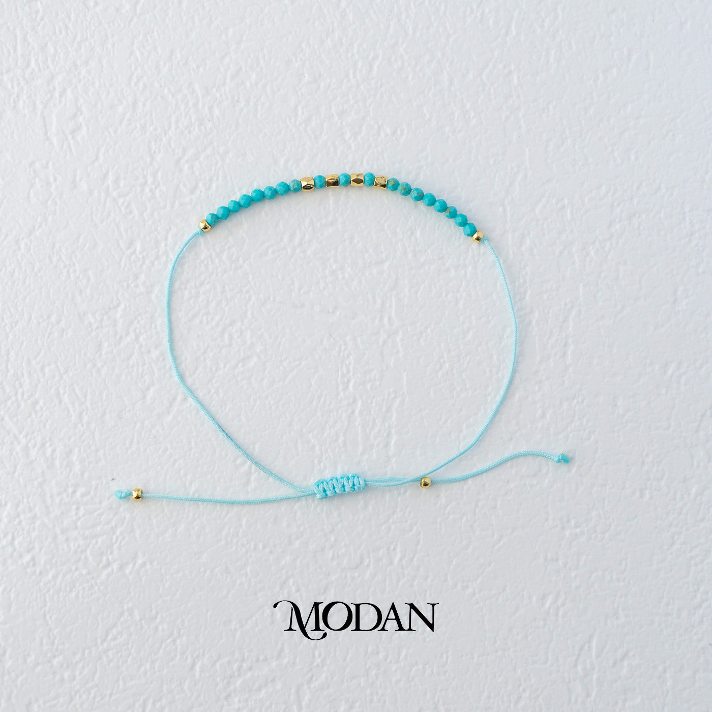 (2.2mm) Mix Faceted Colorful Natural Gemstone Friendship Adjustable Bracelet Gelang Manik Hypoallergenic Gold Filled