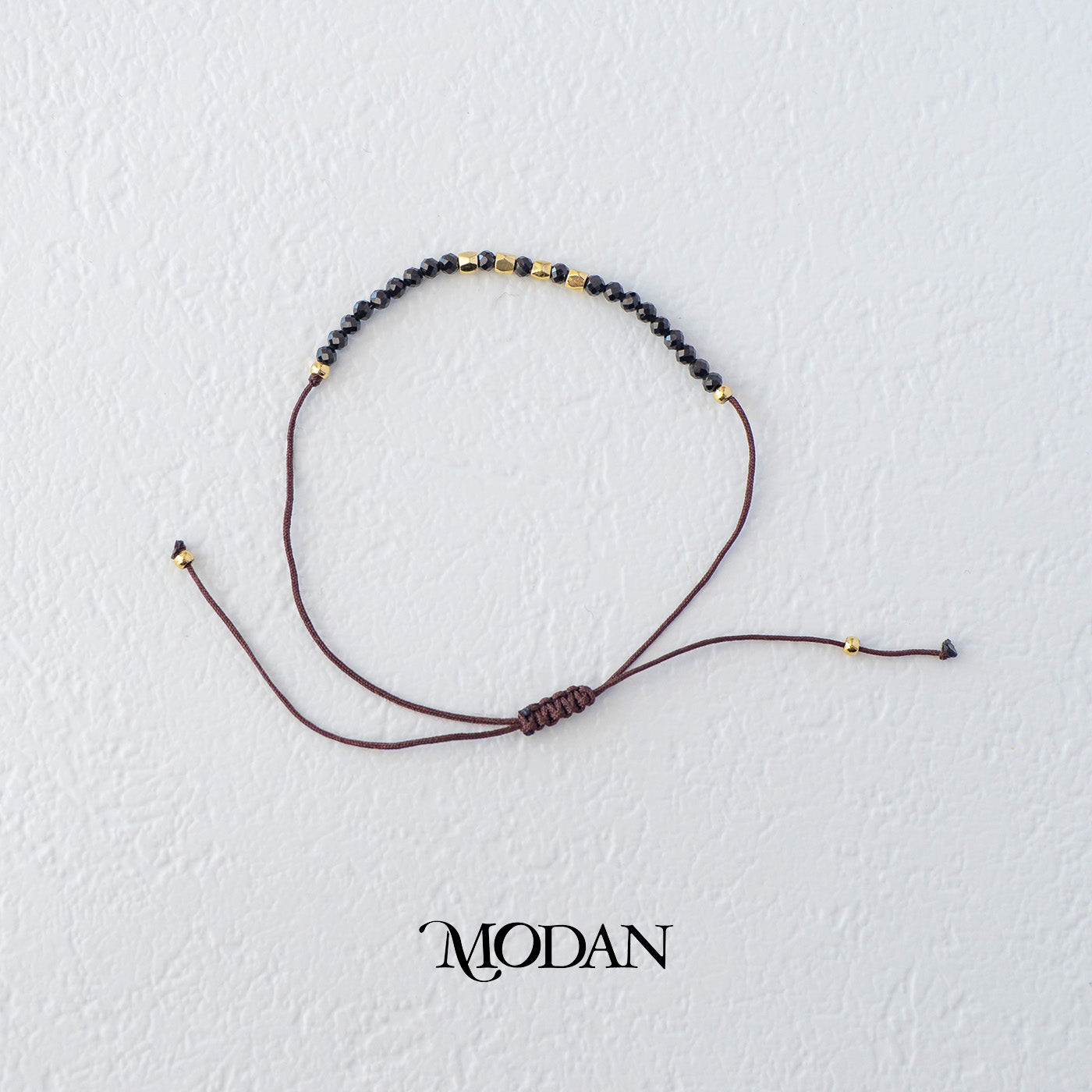 (2.2mm) Mix Faceted Colorful Natural Gemstone Friendship Adjustable Bracelet Gelang Manik Hypoallergenic Gold Filled
