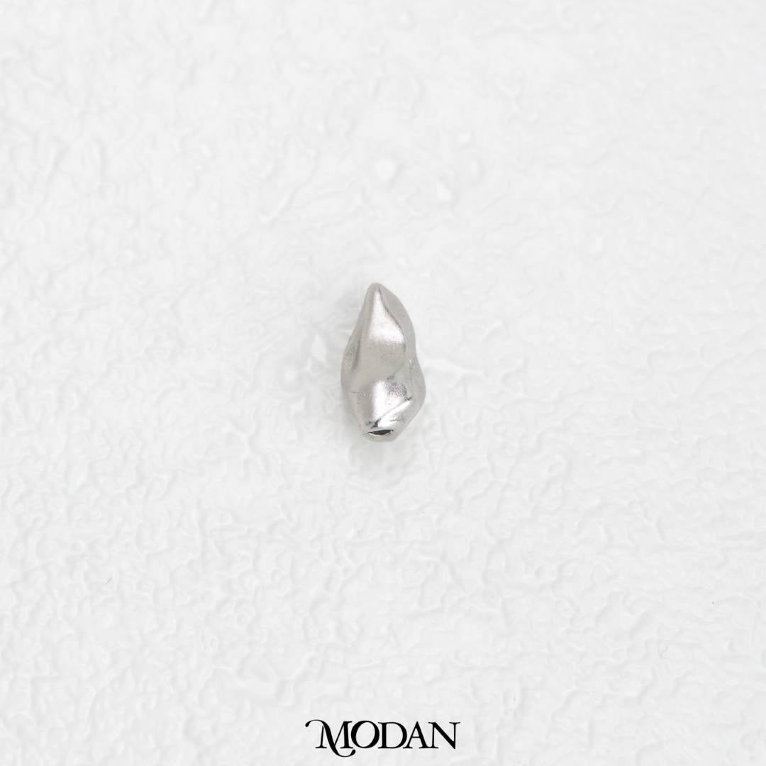 (10mm) Matte Abstract Irregular DIY Beads Charm Manik Abstrak Hypoallergenic Gold Filled (Copy) (Copy)