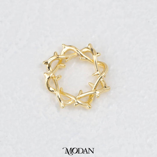 Crown of Thorns DIY Charm Liontin Mahkota Berduri Hypoallergenic Gold Filled