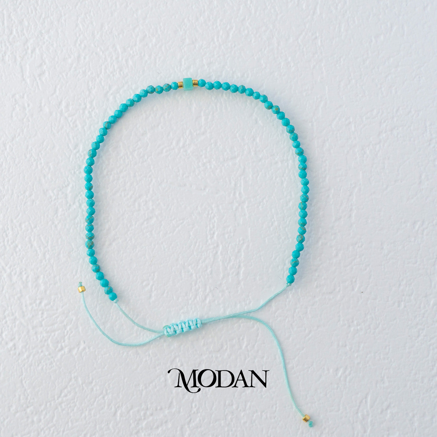 (2mm) Mix Faceted Colorful Natural Gemstone Friendship Adjustable Bracelet Gelang Manik Hypoallergenic Gold Filled