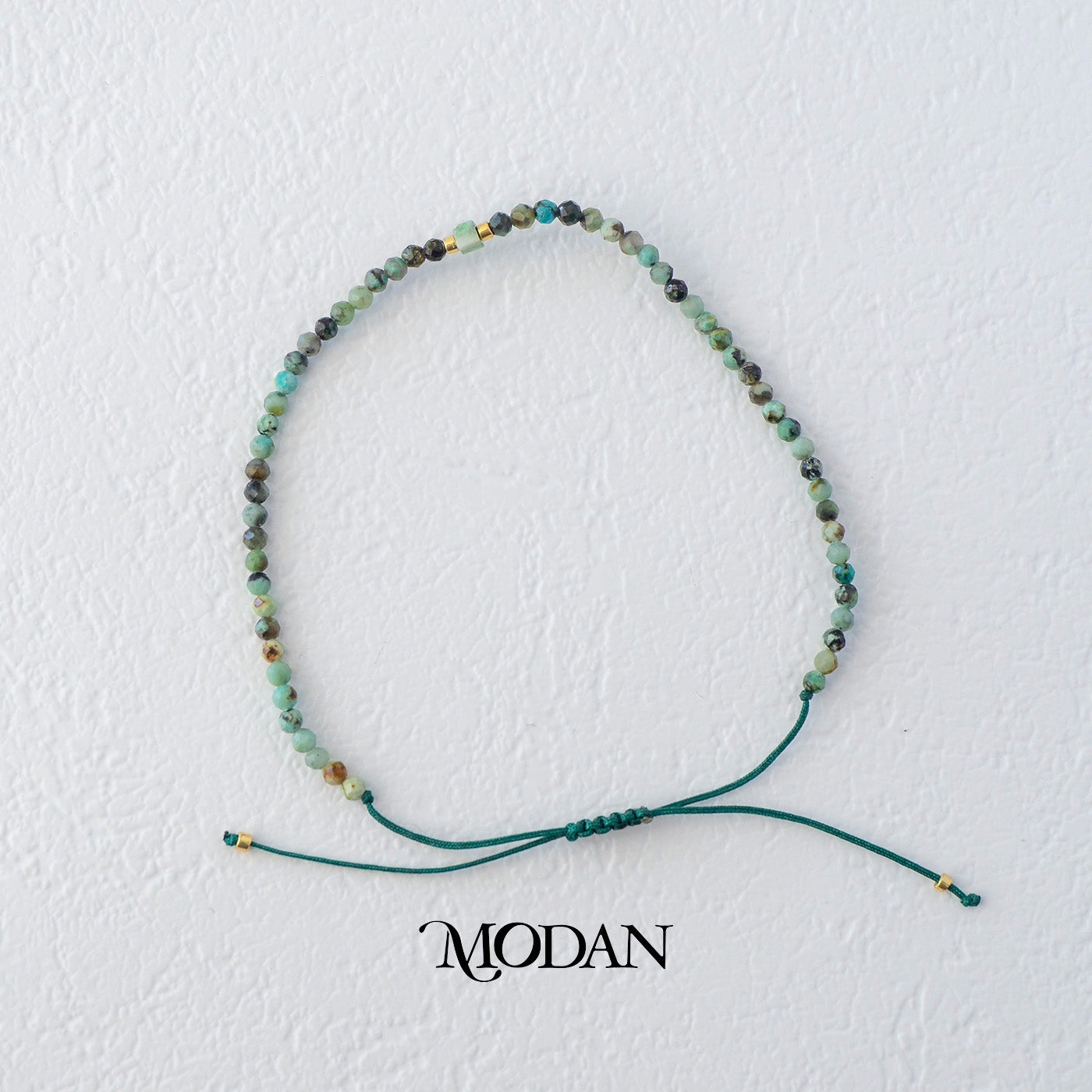 (2mm) Mix Faceted Colorful Natural Gemstone Friendship Adjustable Bracelet Gelang Manik Hypoallergenic Gold Filled