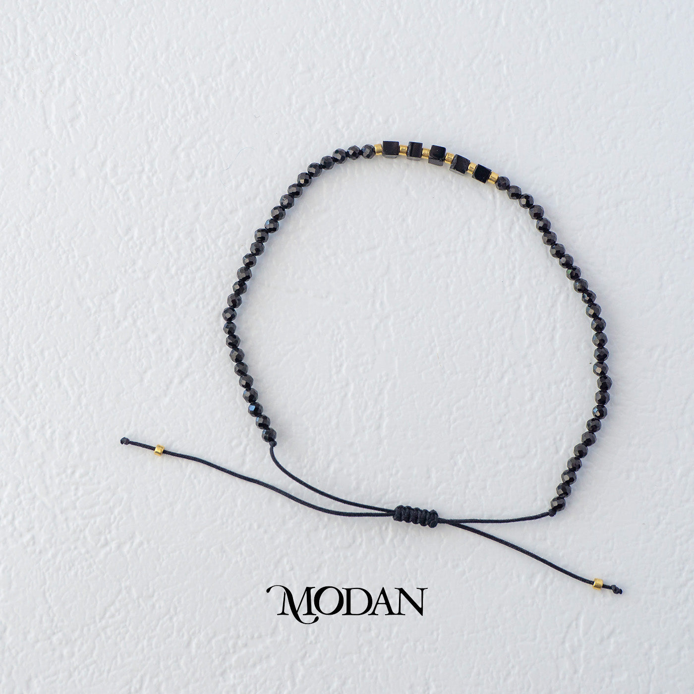 Handmade Round Colorful Natural Gemstone Friendship Adjustable Bracelet Gelang Persahabatan Hypoallergenic Gold Filled