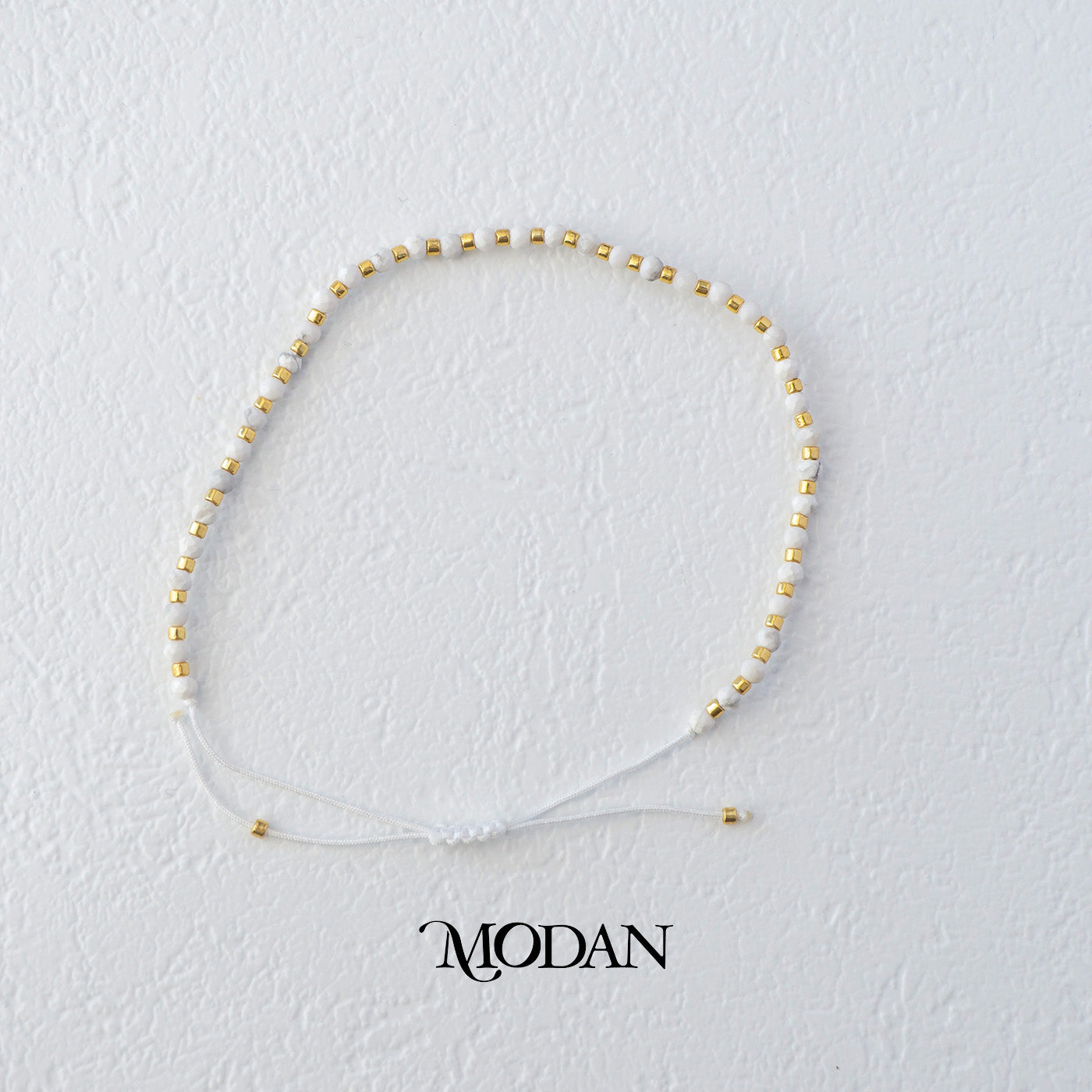 (2.2mm) Handmade Round Colorful Natural Gemstone Friendship Adjustable Bracelet Gelang Persahabatan Hypoallergenic Gold Filled