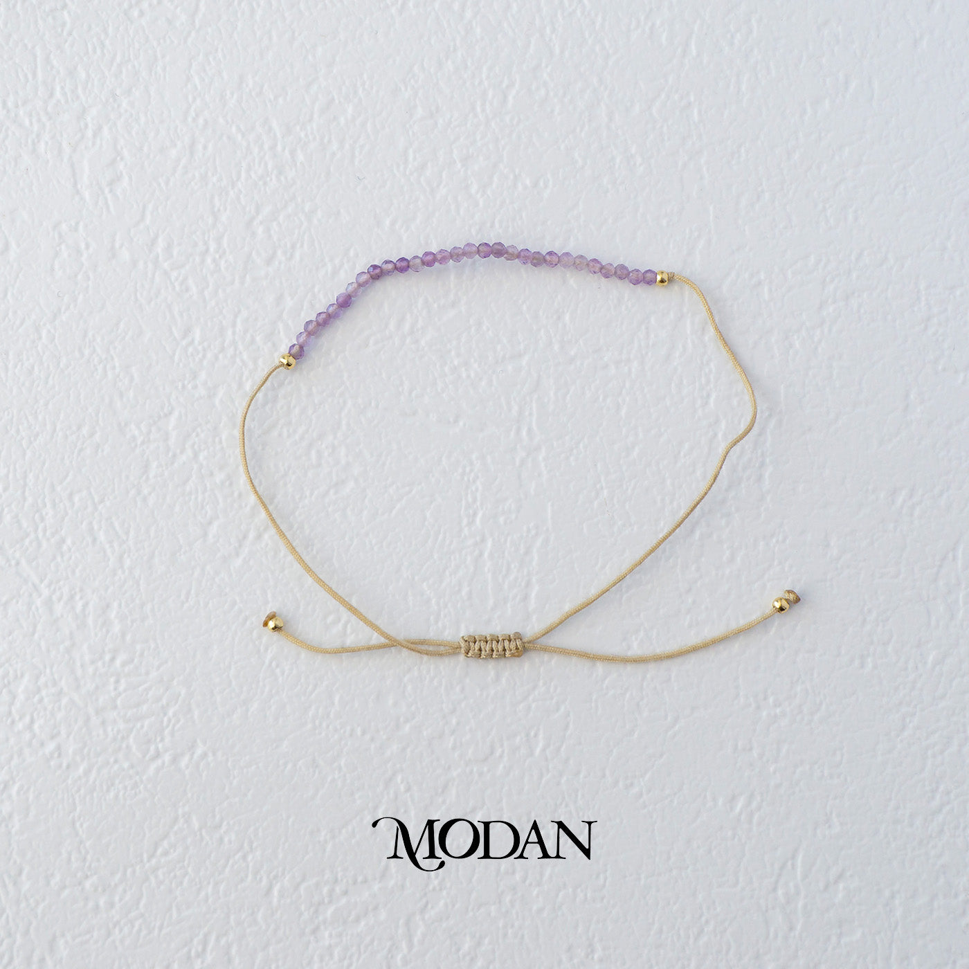 (2.1mm) Handmade Mini Tube Colorful Natural Gemstone Friendship Adjustable Bracelet Gelang Persahabatan Hypoallergenic Gold Filled
