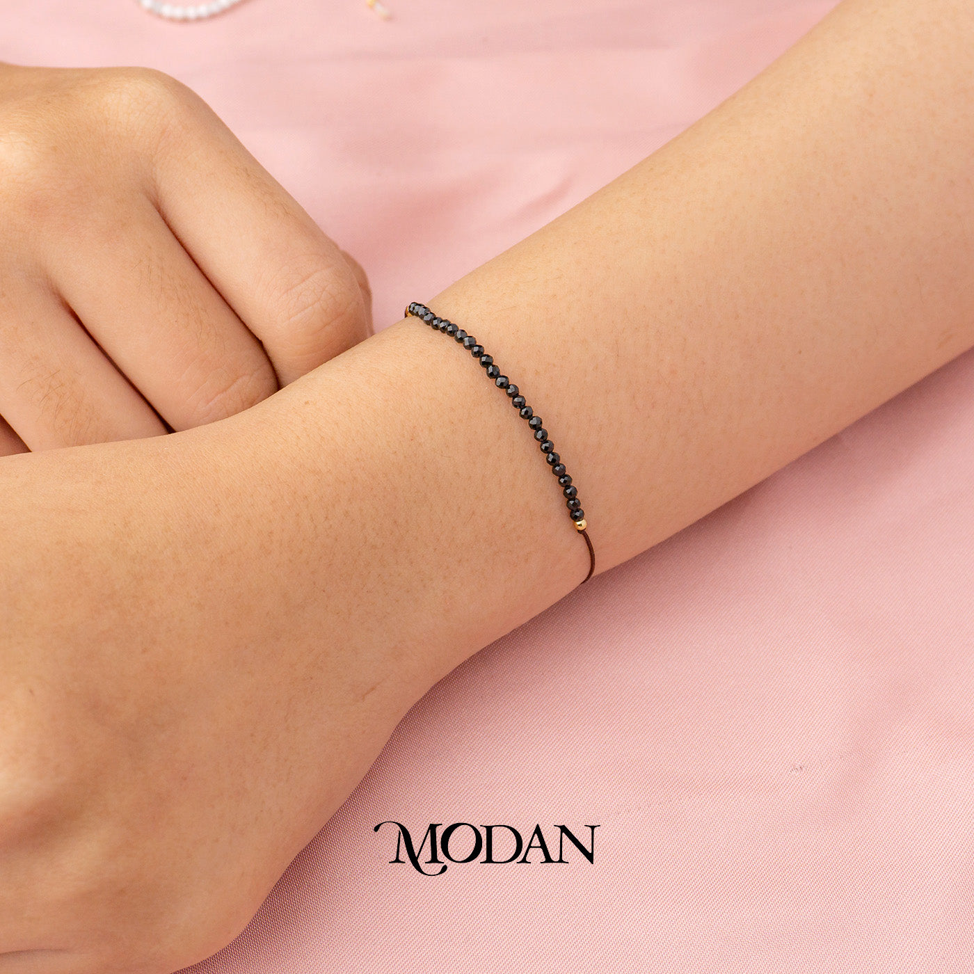 (2.1mm) Handmade Mini Tube Colorful Natural Gemstone Friendship Adjustable Bracelet Gelang Persahabatan Hypoallergenic Gold Filled