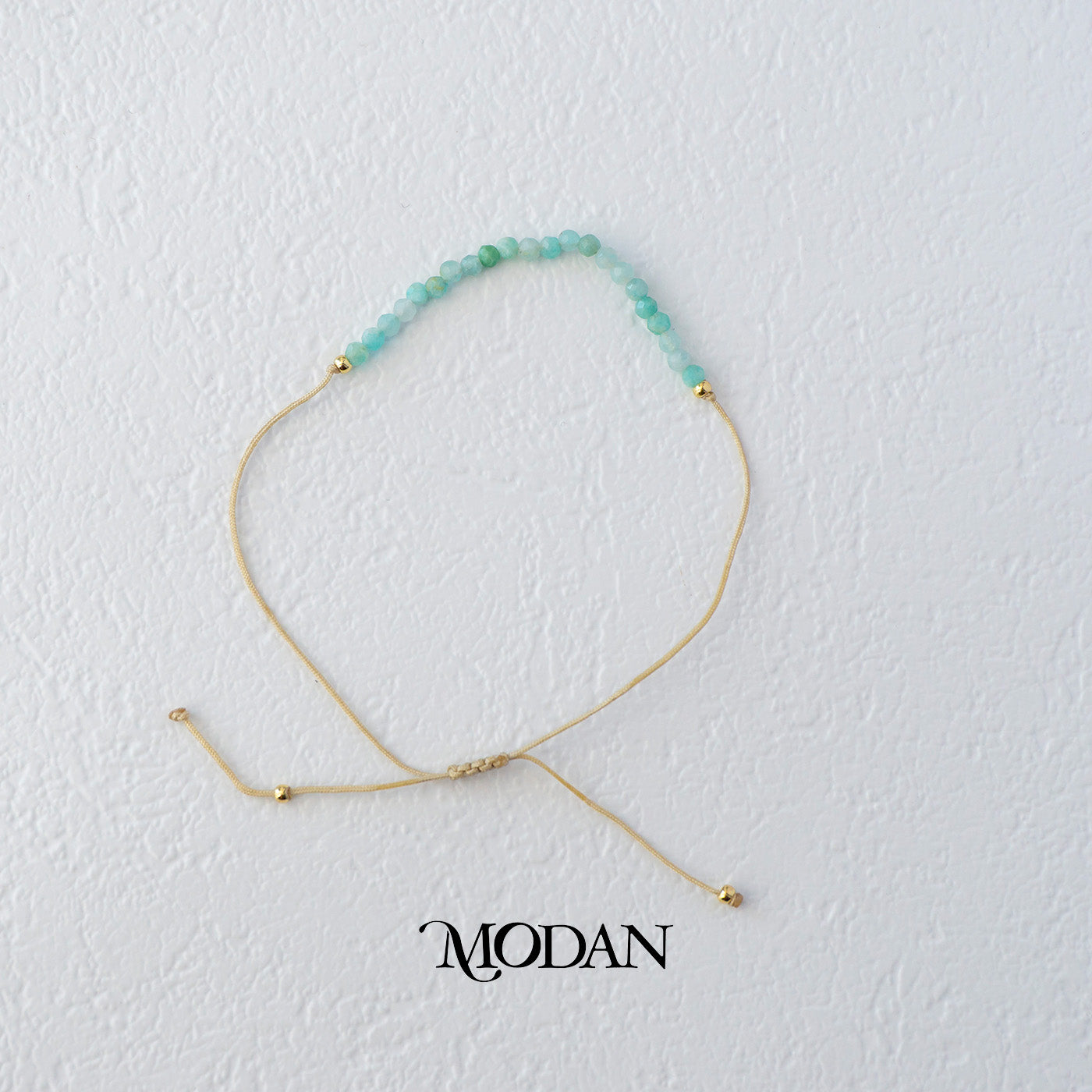 (2.1mm) Handmade Mini Tube Colorful Natural Gemstone Friendship Adjustable Bracelet Gelang Persahabatan Hypoallergenic Gold Filled