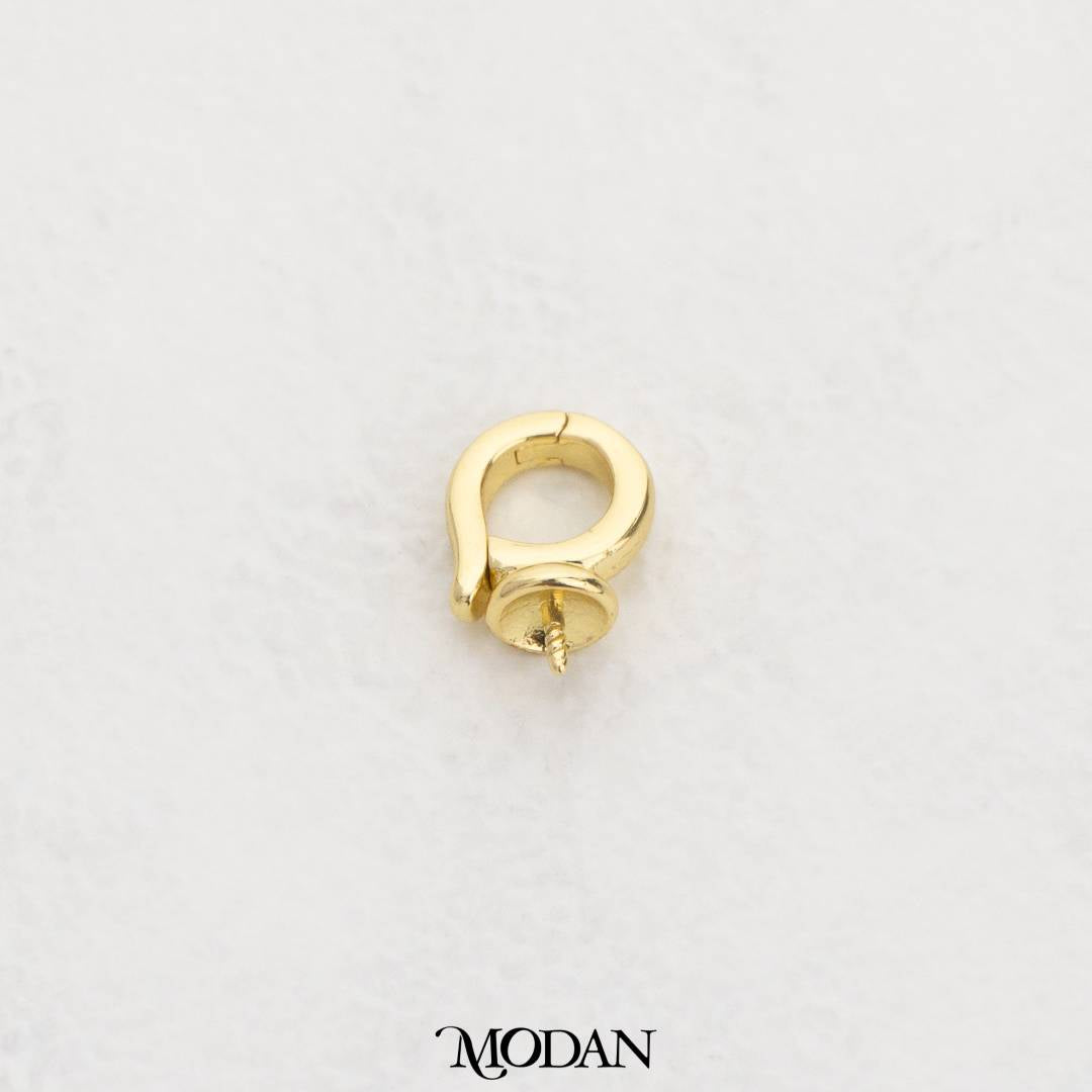 Clasp Bail Pendant Hook DIY Pengait Liontin Manik Mutiara Kecil Hypoallergenic Gold Filled