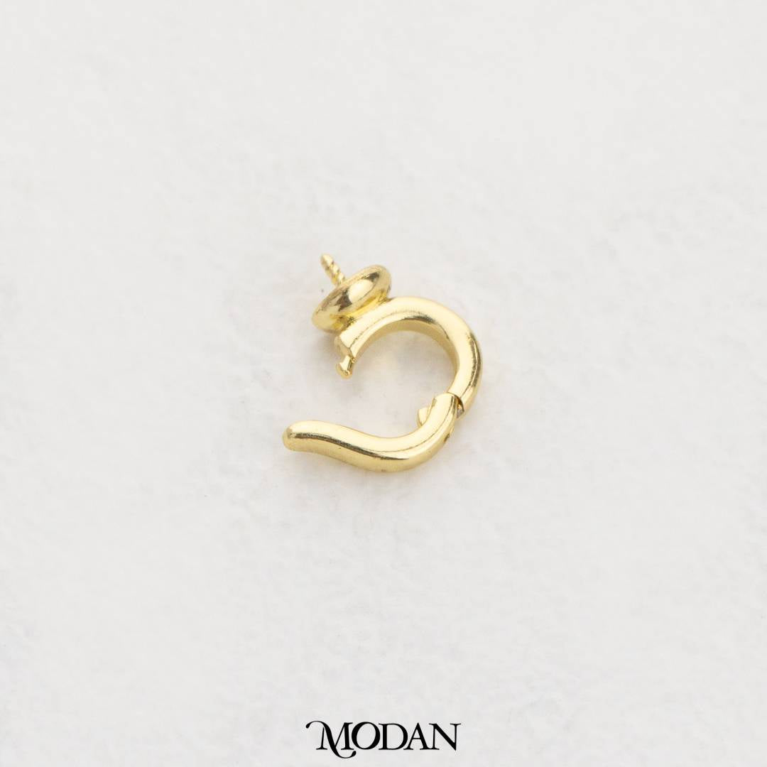 Clasp Bail Pendant Hook DIY Pengait Liontin Manik Mutiara Kecil Hypoallergenic Gold Filled