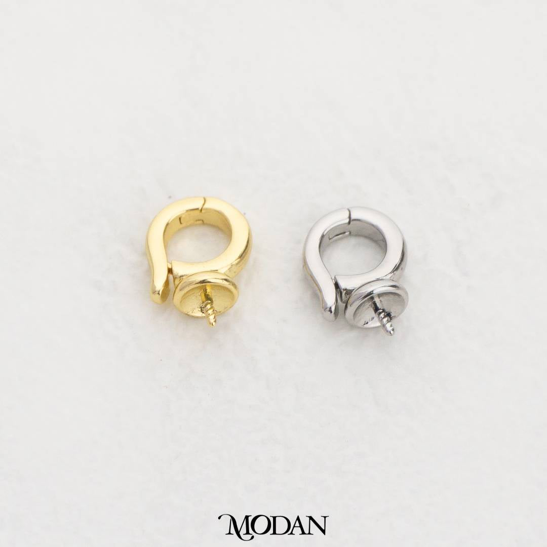 Clasp Bail Pendant Hook DIY Pengait Liontin Manik Mutiara Kecil Hypoallergenic Gold Filled