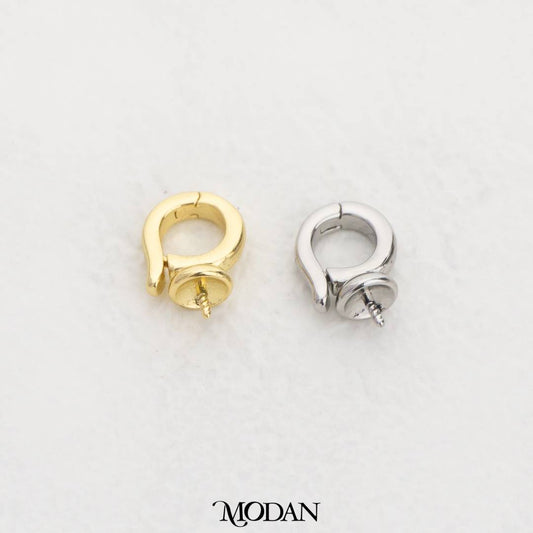 Clasp Bail Pendant Hook DIY Pengait Liontin Manik Mutiara Kecil Hypoallergenic Gold Filled