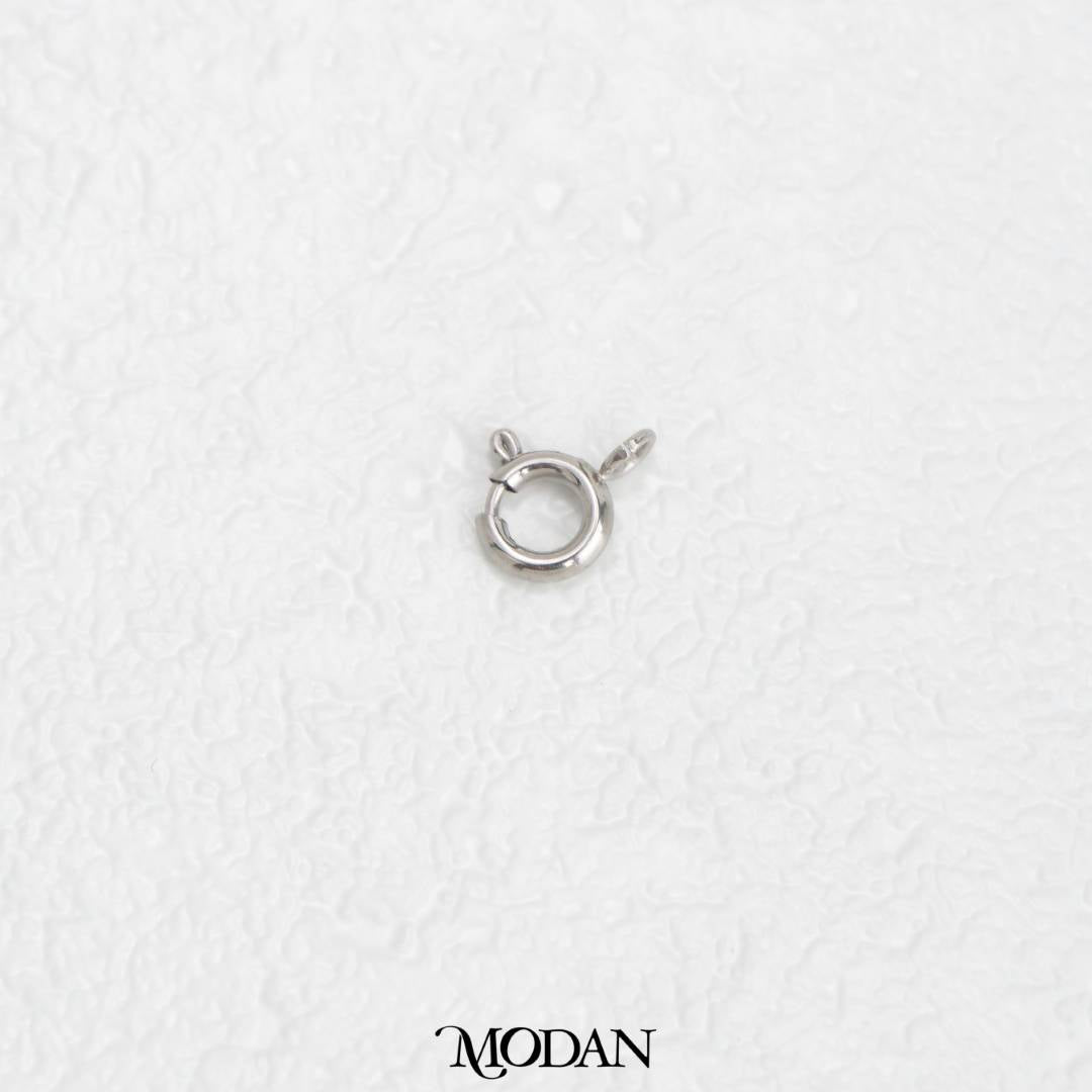 (5pcs) Mini Round Clasp DIY Pengait Kalung Bulat Kecil Hypoallergenic Stainless Steel