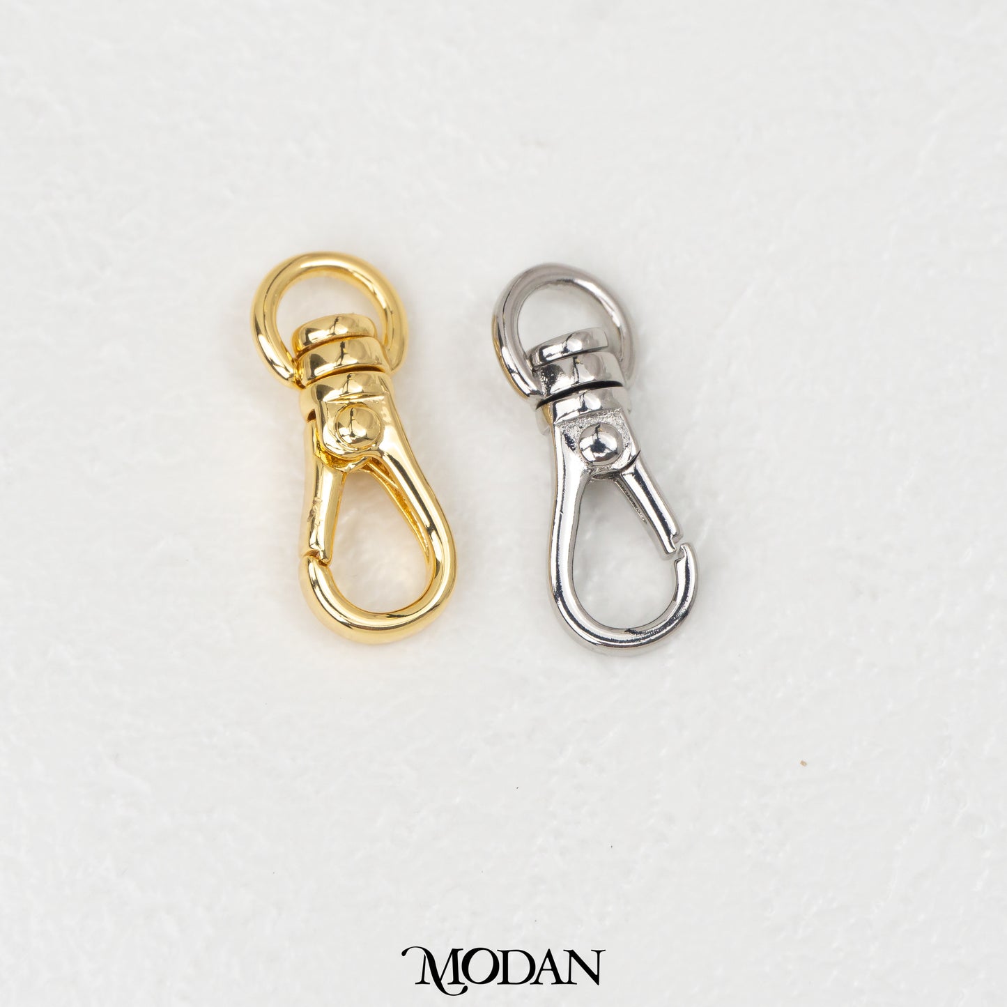 Push Gate Lobster Clasp in Gold and Silver DIY Pengait Kokot Udang Kalung/Gelang Hypoallergenic Gold Filled