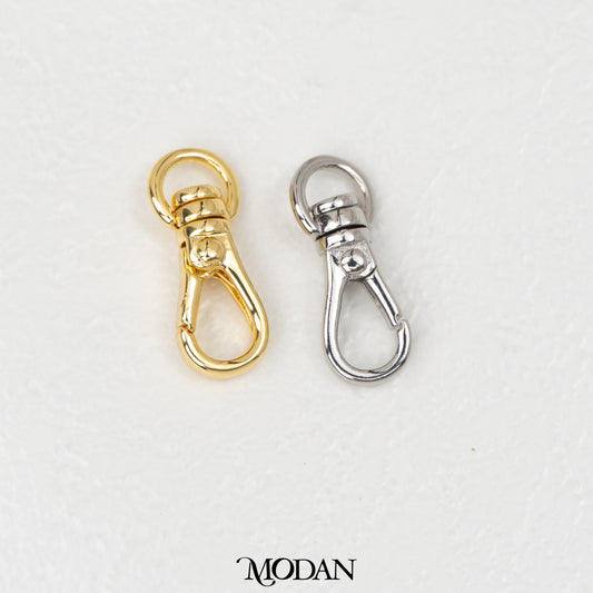 Push Gate Lobster Clasp in Gold and Silver DIY Pengait Kokot Udang Kalung/Gelang Hypoallergenic Gold Filled
