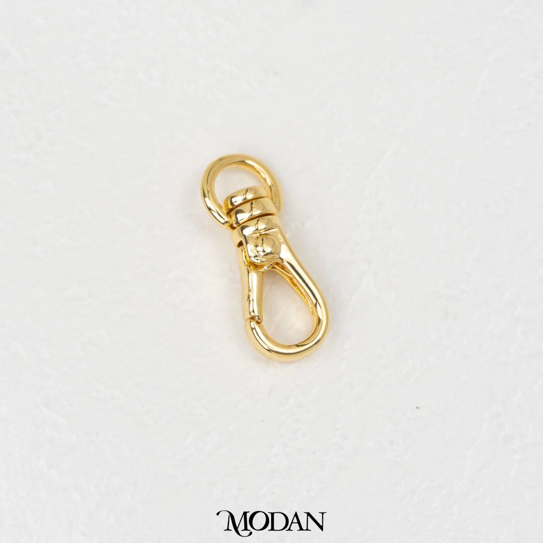 Push Gate Lobster Clasp in Gold and Silver DIY Pengait Kokot Udang Kalung/Gelang Hypoallergenic Gold Filled