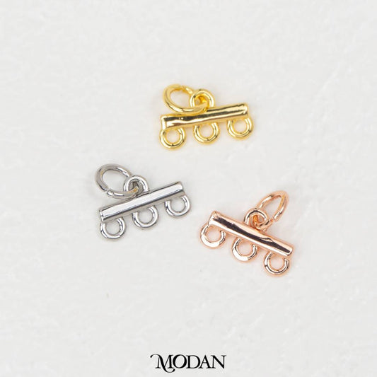 Tiny Loop Drop Charm Bar DIY Pengait Liontin Kalung Hypoallergenic Gold Filled
